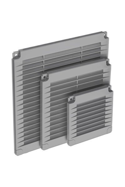 Karro simple ventilation grille, 150mmx150mm, Grey