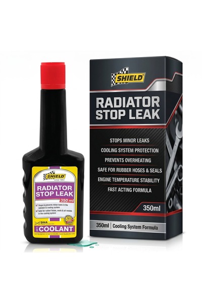 SHIELD Radiator Stop Leak DIY Cooling System Sealant Seals Cracks Pinholes Pr...