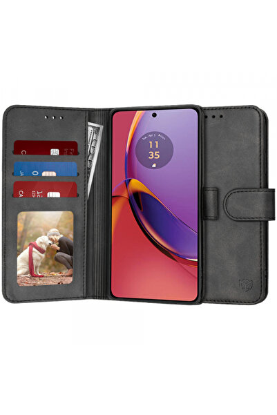 Techsuit Husa pentru Motorola Moto G84, Techsuit, Diary Book, Neagra