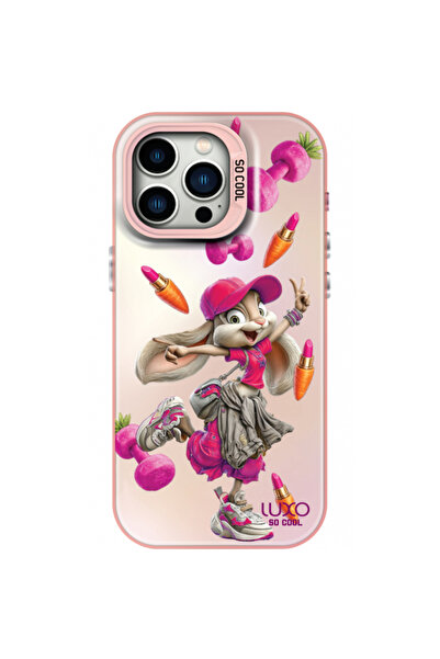 OEM Case for Apple iPhone 15 Plus, LUXO So CooL, ArcadiA Rabbit, Multicolor