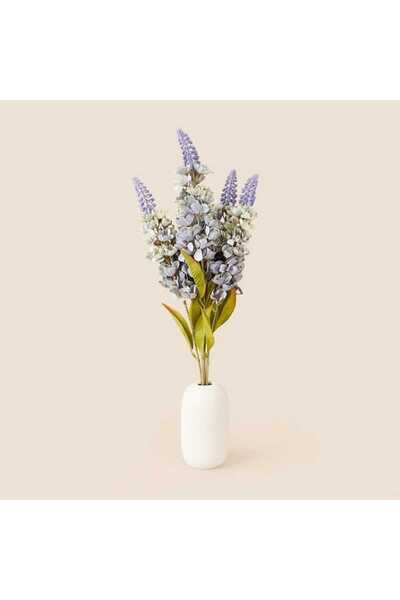 Evidea Deco Sümbül 5'li Dal Çiçek Mor- 55 cm