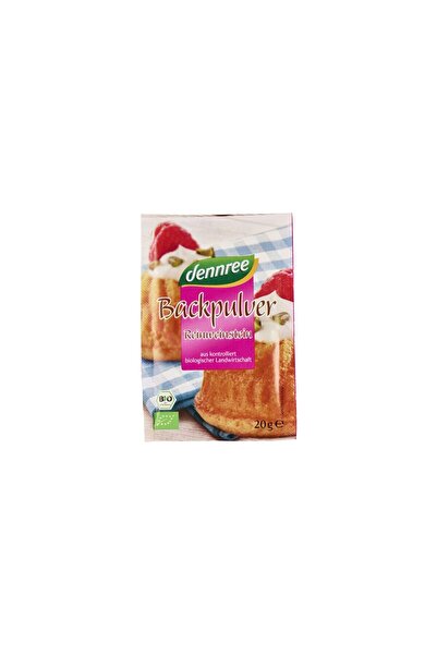Dennree Pudră de copt bio 4 plicuri x 20g