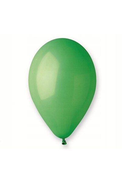 Gemar Green Colored Balloon 26cm - 20 Pieces