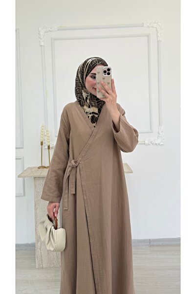 salisburys Kadın Muslin Kimono Uzun Pardesü
