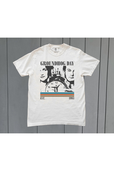 Grafftee Clothing Groundhog Day Printed Unisex Oversize T-Shirt