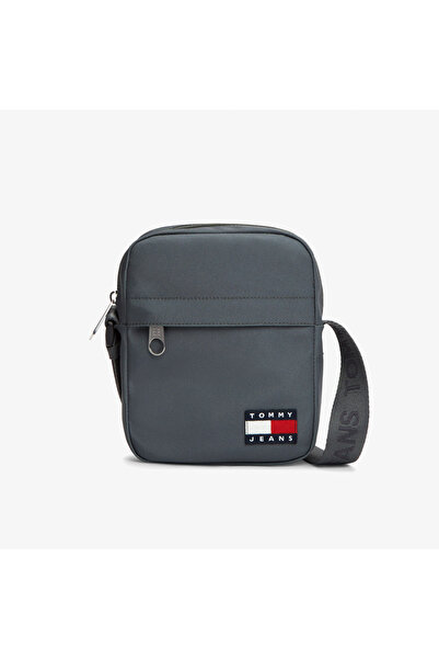 Tommy Hilfiger Essential Daily Erkek Gri Çapraz Çanta