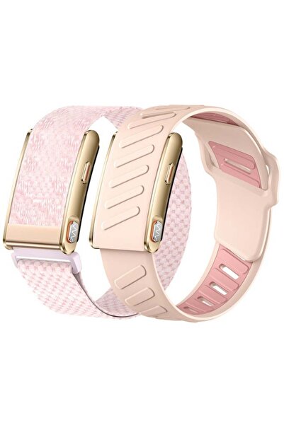 BlueFire Smart Fitness Tracker Band - Pink with 1 Extra Strap | Health & Acti...