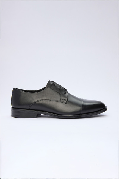 İmza Black Lace-Up 100% Leather Classic Shoes 1033265171