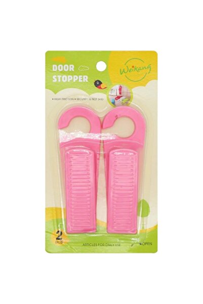 Puzzle Floor Door Stopper - 2 Pieces - Pink