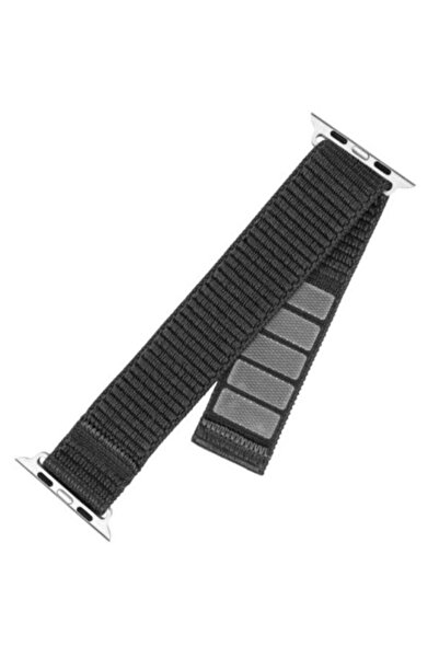 FIXED Sporty Nylon Strap for Apple Watch 49/45/44/42mm, Grey