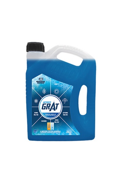 GRAT PREMİUM -56C DERECE 3LT MAVİ ANTİFRİZ