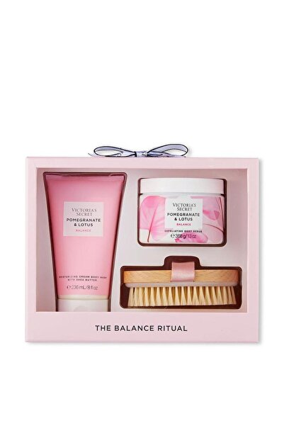 Victoria's Secret Pomegranate & Lotus Natural Beauty Body Care Ritual Kit