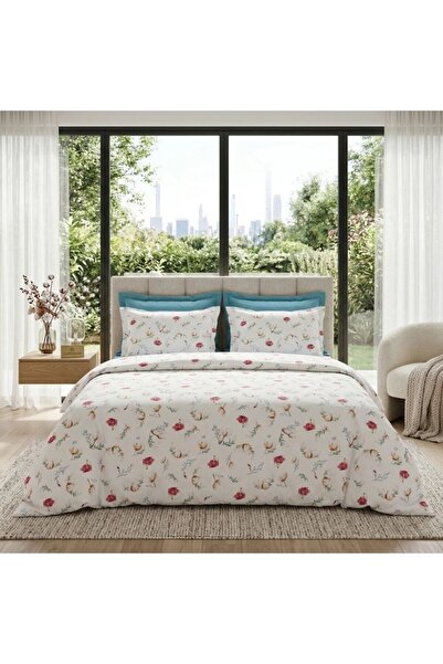 Pucioasa %100 cotton cotton satin double Duvet Cover Set , 4 pieces, Cotton F...