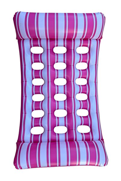 Zenorius Saltea Gonflabila ENGROSS pentru Plaja si Piscina, Alb-Roz, 120CM x ...