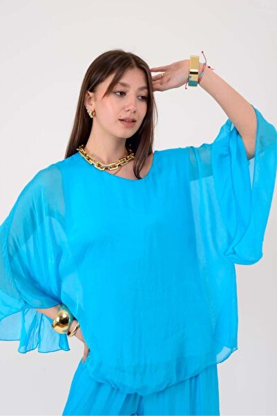 Park Moda Spanish Sleeve Silk Blouse
