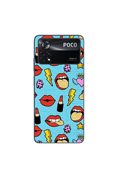 OEM Husa compatibila cu Xiaomi Poco X4 Pro Silicon Gel Tpu Model Pop Art Lips