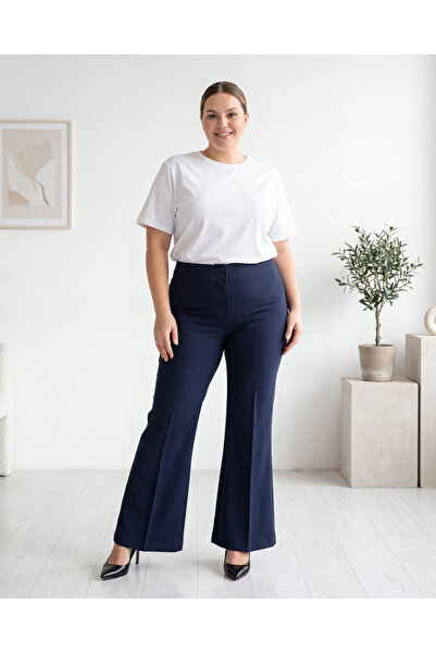 PLUSSELLE Plus Size Shape-Weaving Spanish-Style Pants