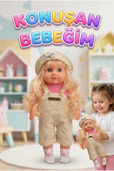 Tıfıl Toys Lucia Girl Konuşan 35 cm - Etkileşimli Kolları Bacakları ve Kafası...