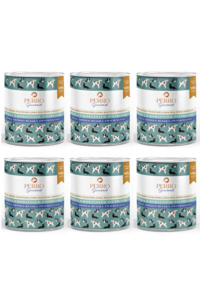 Perro Hrană umedă pentru câini Gourmet cu carne de cal și pătrunjel 6 x 800g