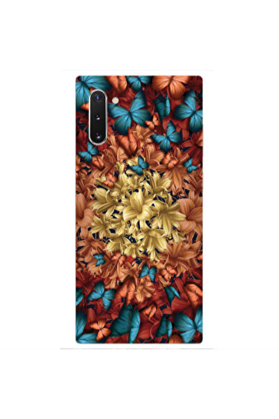 Other Samsung Note 10 Plus Blue butterflies Transparent Silicone TPU Θήκη