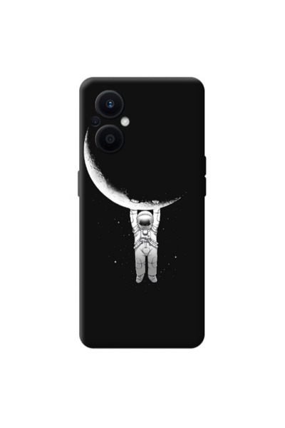 Other Oppo Reno 7 Lite Swinging on the moon Transparent Silicone TPU Θήκη