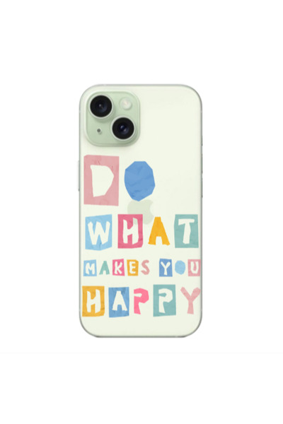 Other Apple iPhone 15 Plus Do What Makes Transparent Silicone TPU Θήκη
