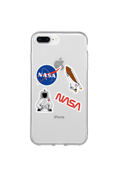 Other Apple iPhone 7 Plus Nasa Transparent Silicone TPU Θήκη