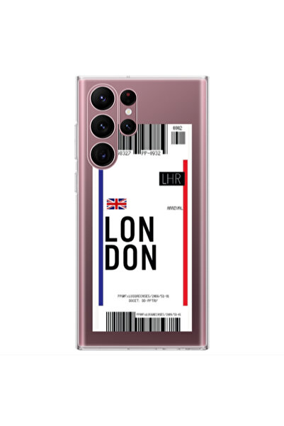 Other Samsung S22 Ultra London Arrival Transparent Silicone TPU Θήκη