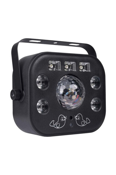 Other LIGHT4ME MULTIFAZAT - Proiector LED UV cu efecte multiple și stroboscop