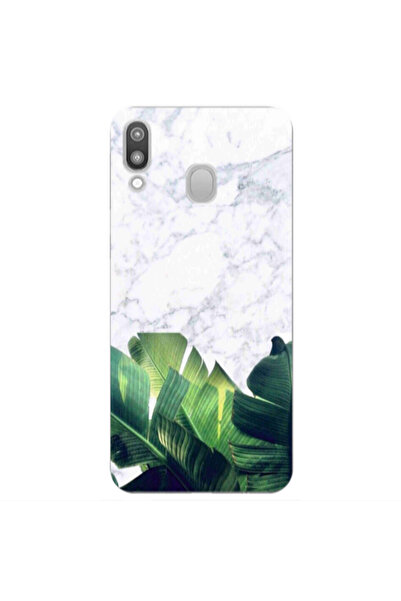 Other Samsung M20 Marble Laves Transparent Silicone TPU Θήκη