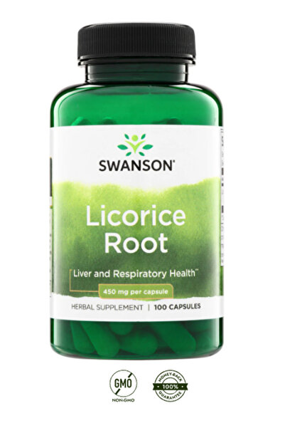 Licorice Root 450 mg 100 Kapsül