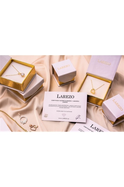 Larezo Lantisor Din Argint 925 Placat Cu Aur, Pandantiv Placuta Neteda In For...