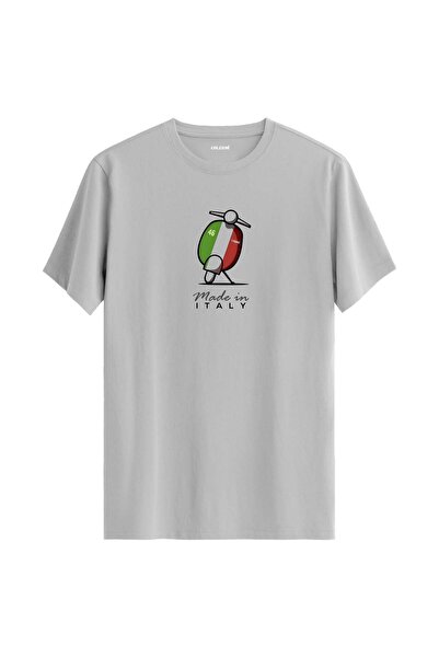 Colermi Italy Themed Retro Scooter Design T-Shirt