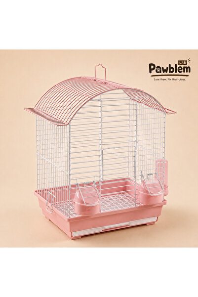 Pawblem Lab 300 Seri Yuvarlak Çatılı Kuş Kafesi