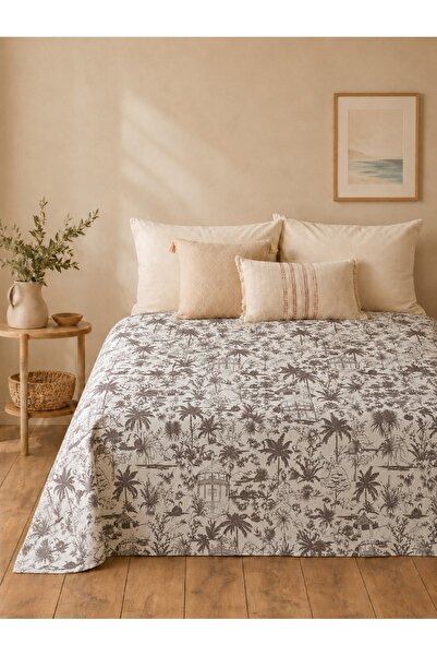 Bikaya Home Double Digital Printed Pique |   200X230 cm |   Lightweight and B...