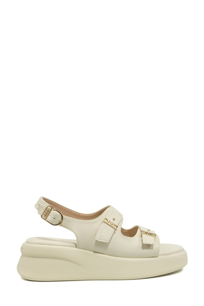 Nine West Vetrana Off-White Women's Thick Sole Sandals