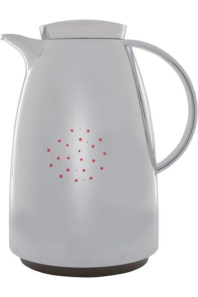 emsa Jug with lid Oberge Swarovski Tornado Reed from 514635, 1.5 liter, Chrom...