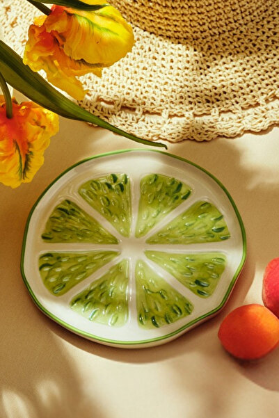 Paşabahçe Lime Seramik Tabak 18 Cm