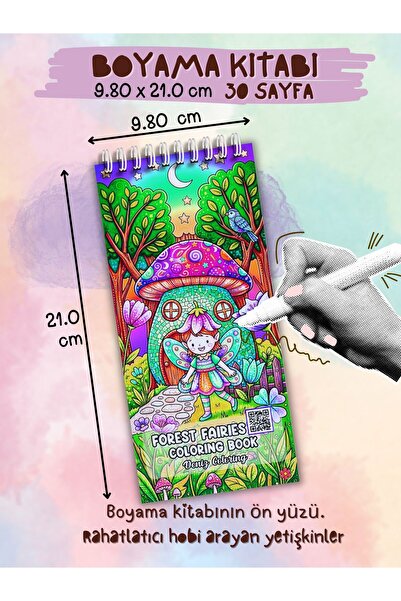 deniz9 Forest Fairies Boyama Kitabı: Büyülü Bir Orman Macerası!