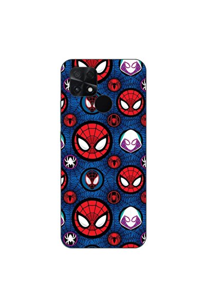 OEM Case compatible with Xiaomi Poco C40 Silicone Gel Tpu Spiderman Face Pattern
