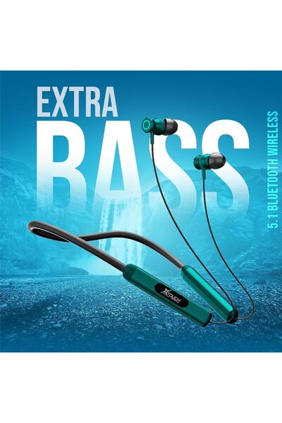 Generic XT in-Ear Bluetooth 5.1 Neckband with Up to 18 Hours Playtime with Mi...
