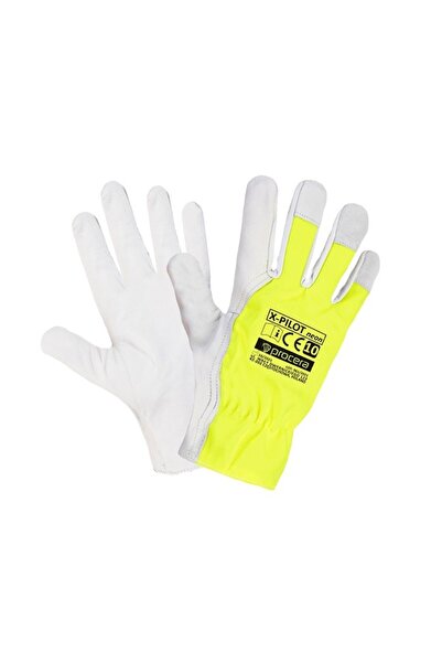 Procera Protective gloves for automotive work, Procera, Leather, X-PILOT NEON 9