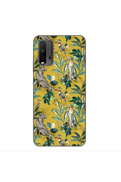 OEM Case compatible with Xiaomi Redmi 9T Silicon Gel Tpu Model Yellow Jungle ...