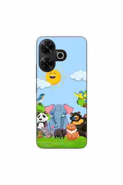 OEM Case compatible with Xiaomi Redmi 13 4G Silicone Gel Tpu Jungle Friends P...