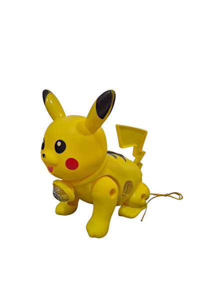 AKKUZU SHOP Işıklı ve Yürüyen Mekanik Pikachu Oyuncak 13 ×17 cm