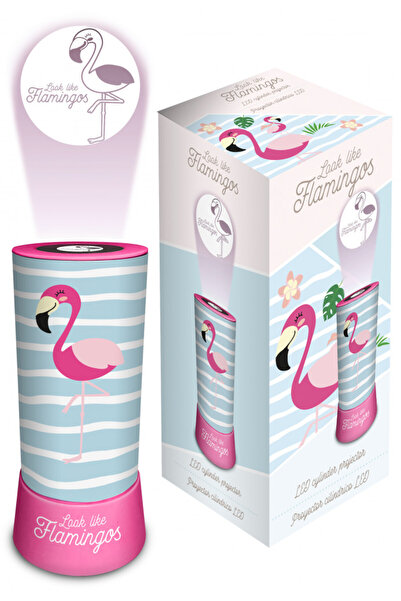 Flamingo Happy Proiector 2-în-1 Flamingo, Lampă, Lumină de noapte
