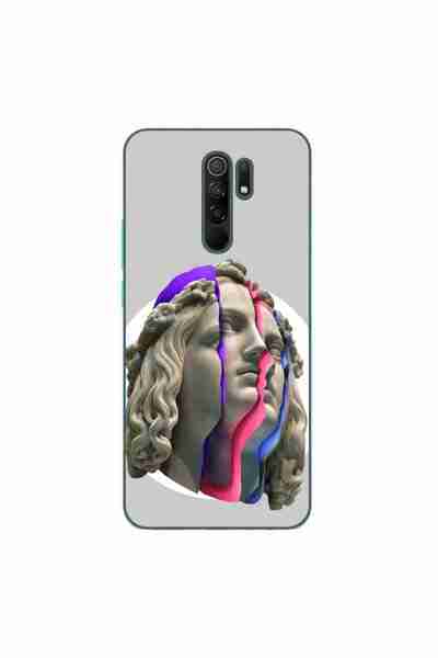 OEM Case compatible with Xiaomi Redmi 9 Silicone Gel Tpu Pattern Neon Ruins