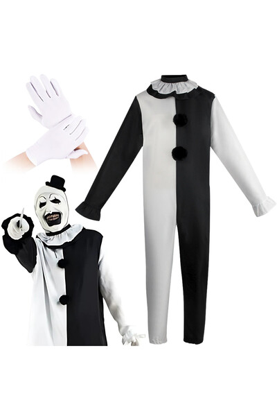 Korbi Set Costum De Clovn, Korbi, XL, 55x65x62x61x94 cm, Halloween, Carnaval,...