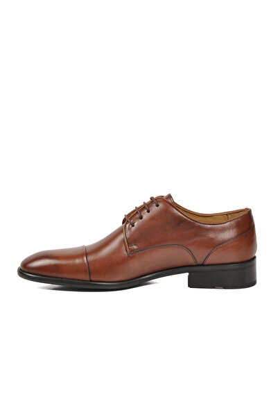 AYAKMOD Pantofi casual pentru bărbați din piele naturală maro Fosco 3156-1 M