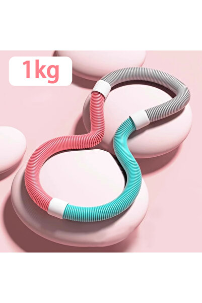 Choice1 Mixed color-1kg Weighted Spring Circle Steel Frame Foldable Segments ...
